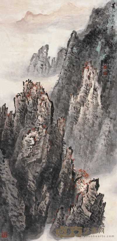 魏紫熙 山水 立轴 136×67cm